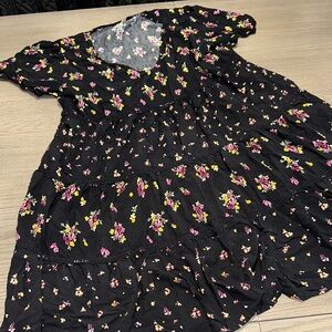 Wild Fable Black Floral Women’s Dress
